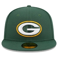 Casquette ajustée 59FIFTY Main Patch Green Bay Packers New Era pour homme