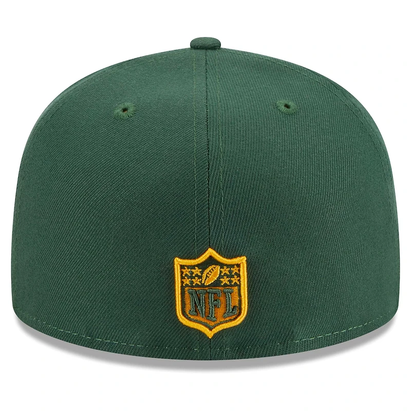 Men's New Era Green Bay Packers  Main Patch 59FIFTY Fitted Hat