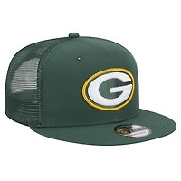 Casquette snapback Main Trucker 9FIFTY des Packers de Green Bay de New Era pour homme