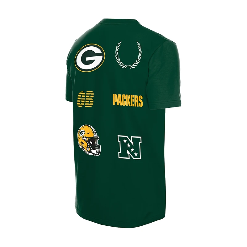 T-shirt New Era vert Green Bay Packers pour homme
