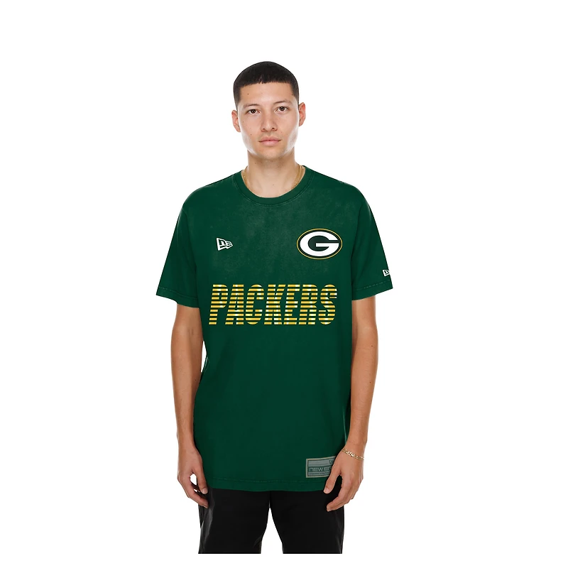 T-shirt New Era vert Green Bay Packers pour homme