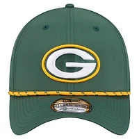 Casquette perforée 39THIRTY Flex verte des Packers de Green Bay pour homme New Era