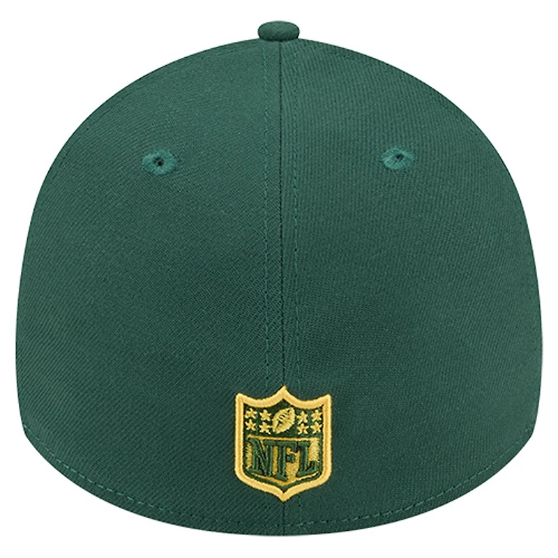 Casquette 39THIRTY Flex à rayures vertes des Packers de Green Bay New Era pour homme