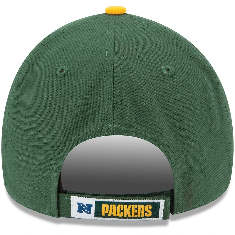 Casquette ajustable The League 9FORTY Green Bay Packers New Era pour homme, vert