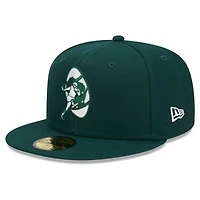Casquette ajustée 59FIFTY principale Throwback Main des Packers de Green Bay New Era pour hommes
