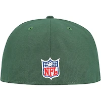 Casquette ajustée 59FIFTY Throwback Main des Packers de Green Bay New Era pour homme