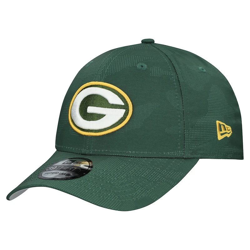 Men's New Era  Green Bay Packers Tonal Camo 39THIRTY Stretch Fit Hat