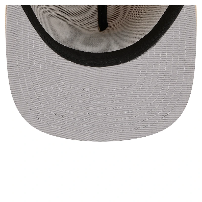 Casquette ajustée A-Frame 59FIFTY beige clair pour homme New Era des Green Bay Packers
