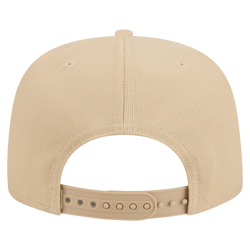 Casquette snapback A-Frame 9FIFTY beige clair pour homme New Era, Pack Couleur Green Bay Packers