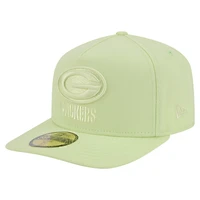 Casquette ajustée A-Frame 59FIFTY pour homme New Era Green Bay Packers Color Pack vert clair