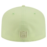 Casquette ajustée A-Frame 59FIFTY pour homme New Era Green Bay Packers Color Pack vert clair