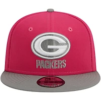 Casquette New Era Green Bay Packers 2-Tone Color Pack 9FIFTY Snapback pour homme