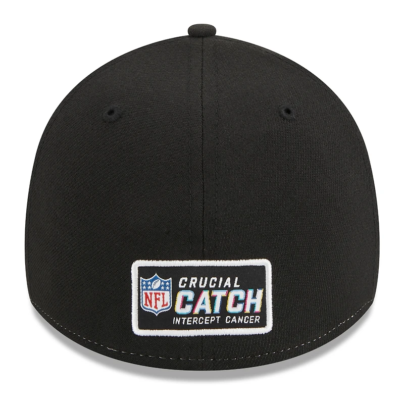 Casquette flexible NFL Crucial Catch 39THIRTY New Era pour hommes, rose, Green Bay Packers 2023