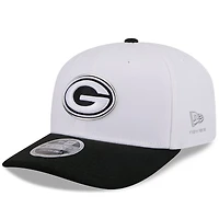 Casquette ajustable New Era Green Bay Packers 2026 NFL Draft 9SEVENTY blanche et noire pour homme
