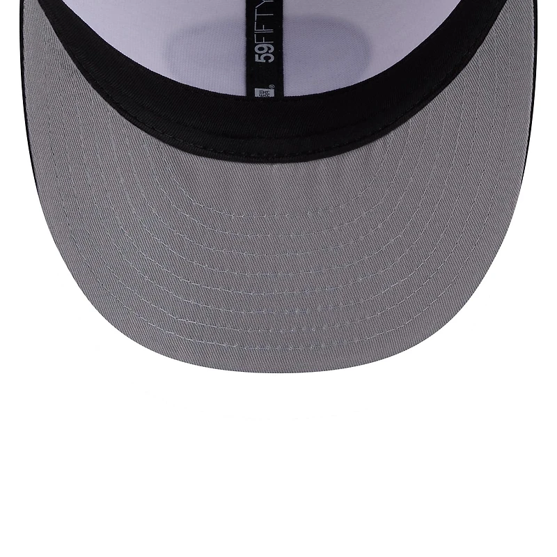 Men's New Era  White/Black Green Bay Packers 2026 NFL Draft Pre-Curved 59FIFTY Fitted Hat
