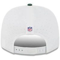 Men's New Era  White/Green Green Bay Packers 2025 NFL Training Camp 9SEVENTY Adjustable Hat