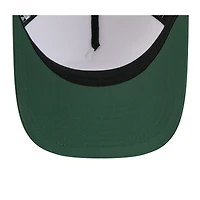 Casquette ajustable New Era 9FORTY pour homme, blanche/verte