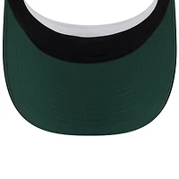 Visière ajustable New Era blanche/verte pour homme, camp d'entraînement NFL 2025 des Green Bay Packers