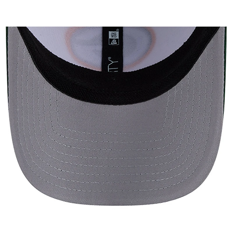 Casquette New Era 39THIRTY Flex blanche/verte pour homme des Green Bay Packers Dashmark Rays
