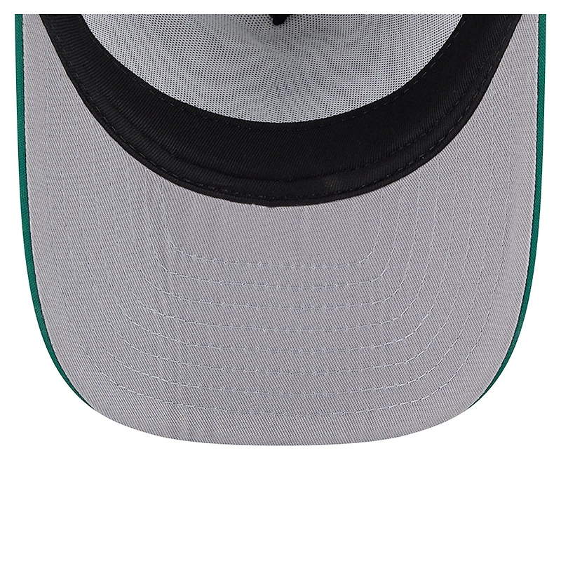 Men's New Era White/Green Green Bay Packers Foodie 9FIFTY A-Frame Trucker Snapback Hat