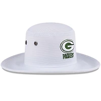 Chapeau bob Panama New Era pour homme, blanc, Green Bay Packers 2024 NFL Training Camp
