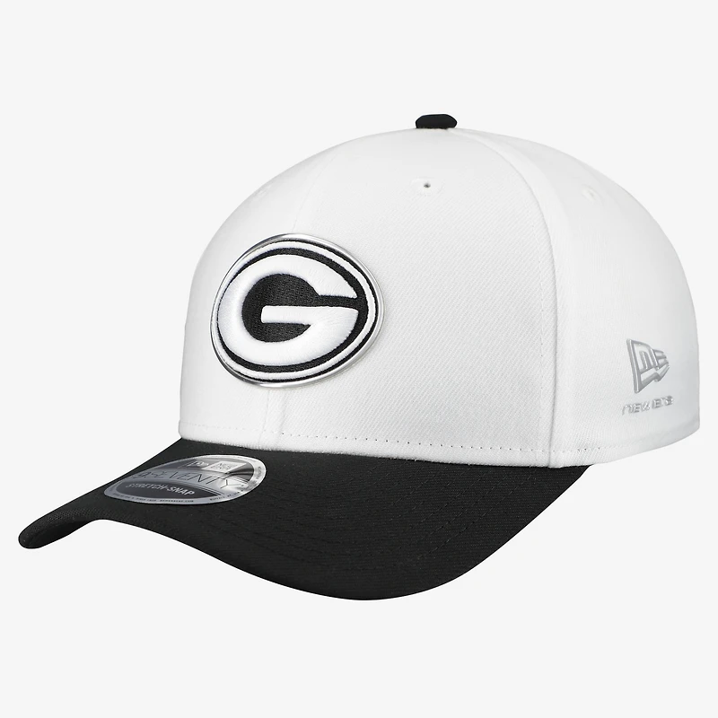 Men's New Era  White Green Bay Packers 2026 NFL Draft 9SEVENTY COOLERA Adjustable Hat
