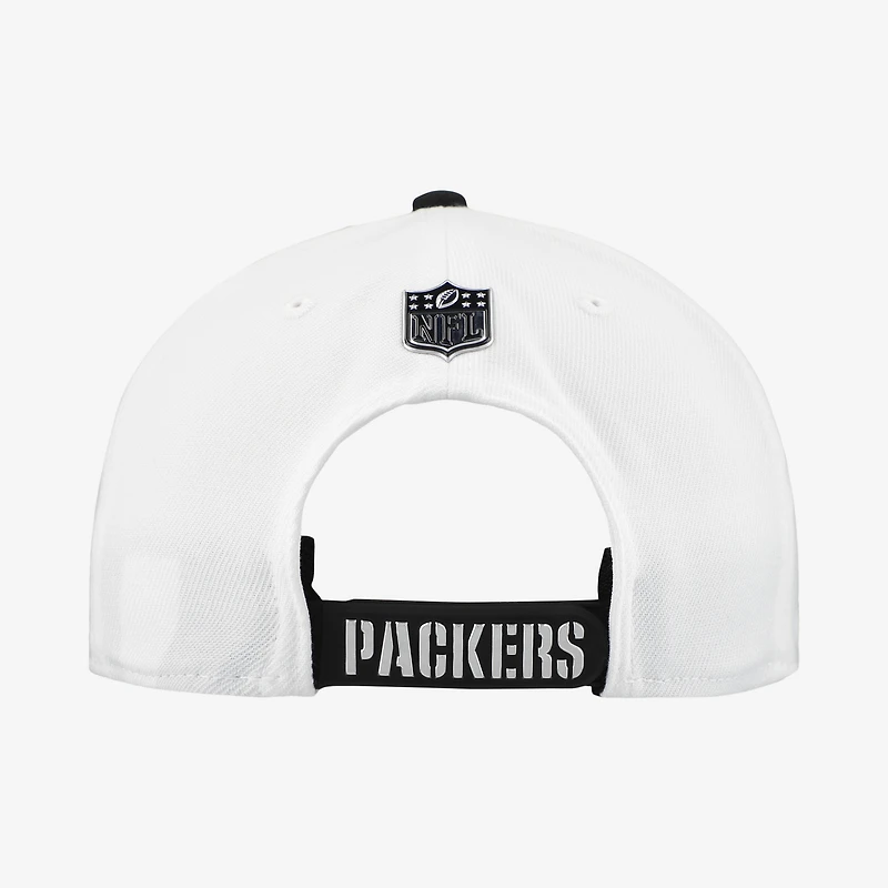 Men's New Era  White Green Bay Packers 2026 NFL Draft 9SEVENTY COOLERA Adjustable Hat