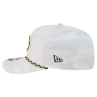 Men's New Era  White Green Bay Packers Camo Rope 9SEVENTY Adjustable Hat