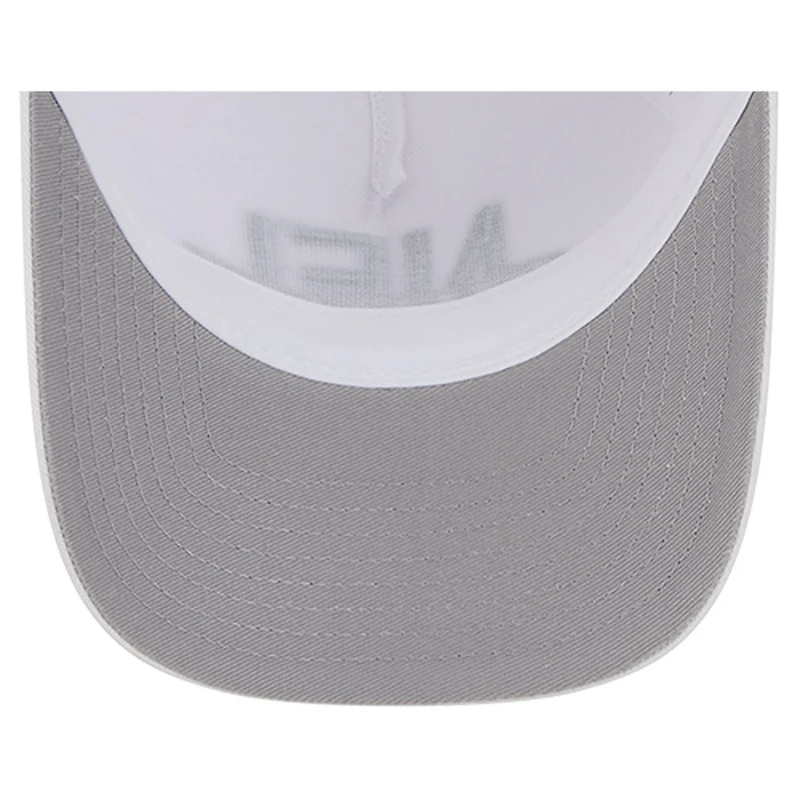 Men's New Era White Green Bay Packers NFL 9FORTY A-Frame M-Crown Adjustable Trucker Hat