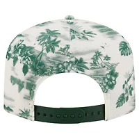 Men's New Era White Green Bay Packers Tropics 19TWENTY Adjustable Hat