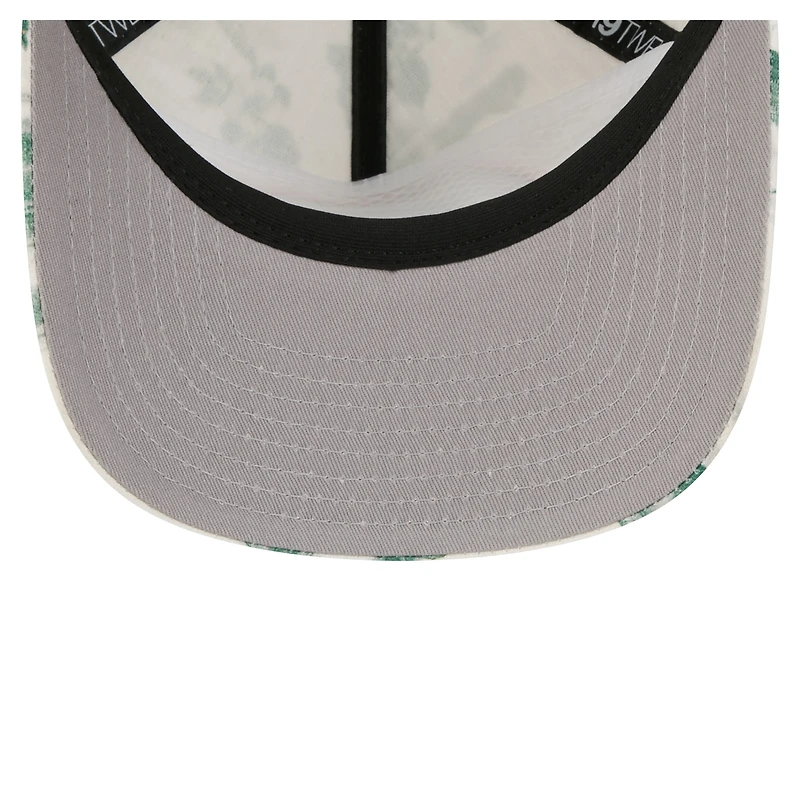 Men's New Era White Green Bay Packers Tropics 19TWENTY Adjustable Hat