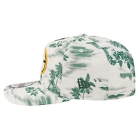 Men's New Era White Green Bay Packers Tropics 19TWENTY Adjustable Hat
