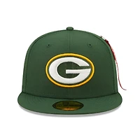 NWE PAC GREEN NFL ALPHA 59FIFTY HATMENHIC