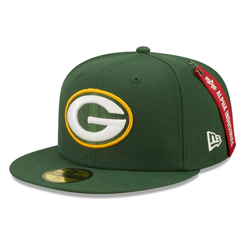 NWE PAC GREEN NFL ALPHA 59FIFTY HATMENHIC