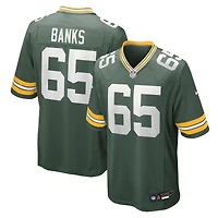 Men's Nike Aaron Banks  Green Bay Packers Team Game Jersey