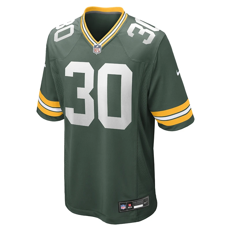 Maillot de jeu Nike Ahman pour homme, vert, joueur retraité l'équipe des Packers Green Bay