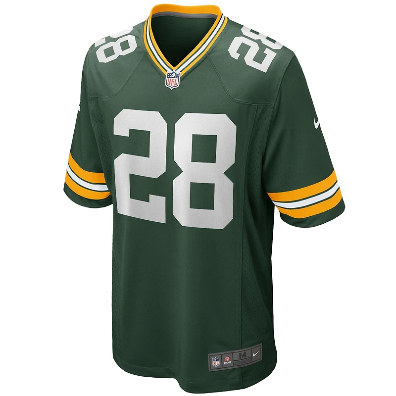 Men's Nike AJ Dillon Green Bay Packers Team Game Jersey