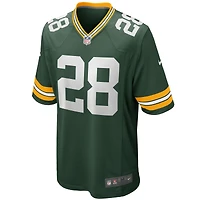 Men's Nike AJ Dillon Green Bay Packers Team Game Jersey