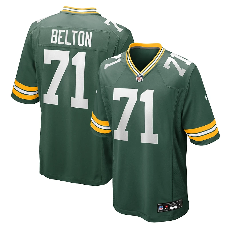 Men's Nike Anthony Belton  Green Bay Packers Team Game Jersey