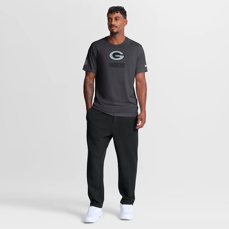 Men's Nike Anthracite Green Bay Packers Sideline Lead The Charge Legend Dri-FIT T-Shirt