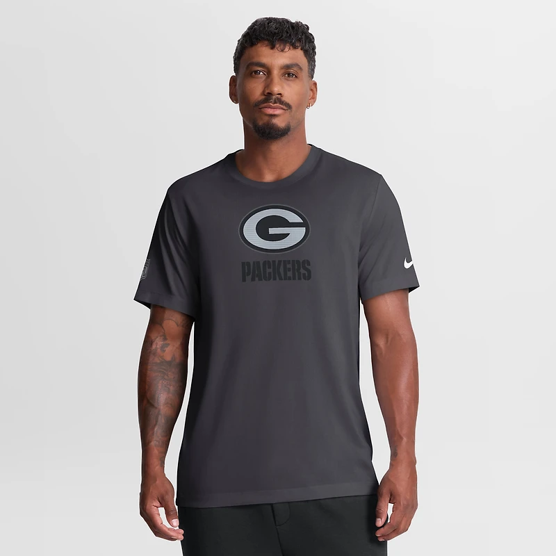 T-shirt Nike Dri-FIT Legend anthracite Green Bay Packers Sideline pour homme
