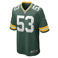 Maillot de match l'équipe Nike Arron Mosby Green Bay Packers pour homme