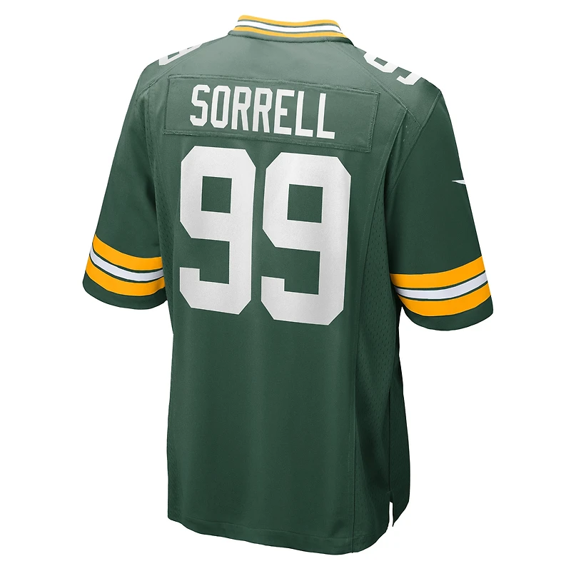 Men's Nike Barryn Sorrell  Green Bay Packers Team Game Jersey