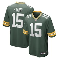 Maillot de joueur retraité Nike Bart Starr Green Bay Packers pour homme