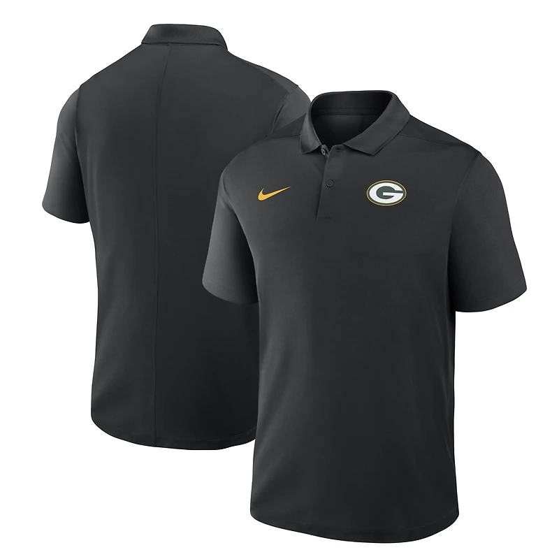 Men's Nike Black Green Bay Packers Dri-FIT Victory Polo