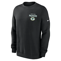 Sweat-shirt en molleton Nike Primetime Club des Green Bay Packers pour homme, noir