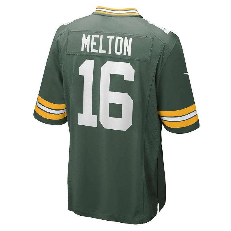 Maillot de match Nike Bo Melton vert des Packers Green Bay pour homme