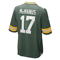 Maillot Nike Brandon McManus vert pour homme des Packers de Green Bay