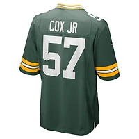 Maillot de match Nike Brenton Cox Jr. pour homme, vert, des Packers Green Bay