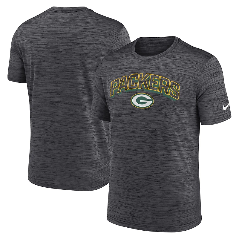 T-shirt Nike Velocity Performance pour homme, couleur anthracite, des Green Bay Packers